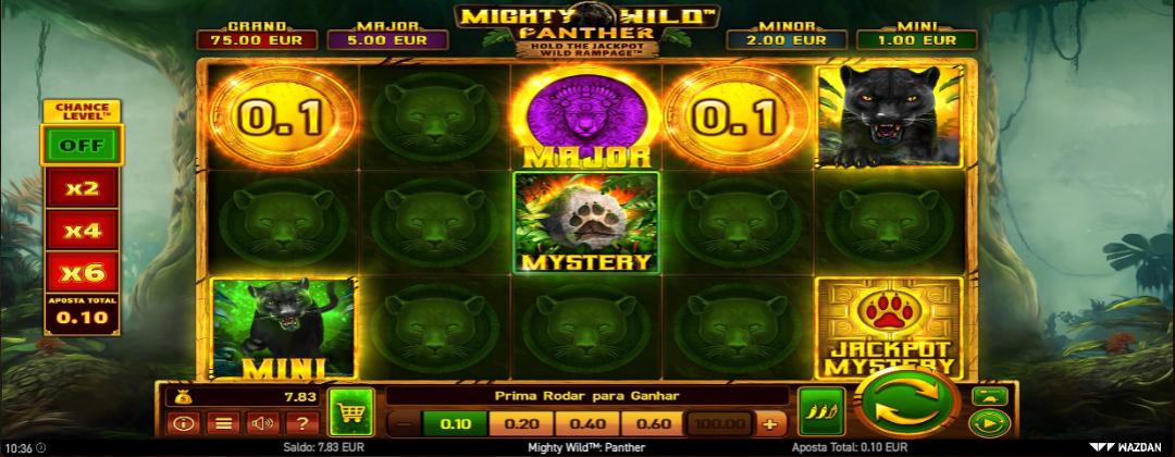 Slot Mighty wild panter no Betano Casino