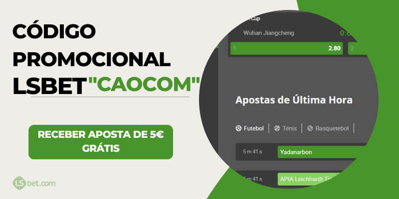 Código Promocional LSBet – Aposta Grátis de 5€