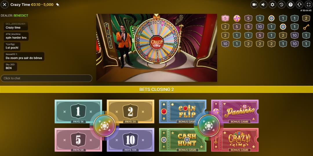 Funcionalidades dos Jogos de Casino ao Vivo