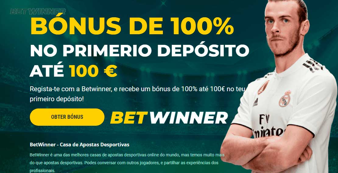 Betwinner Portugal - Bónus de 100% até 100 EUR