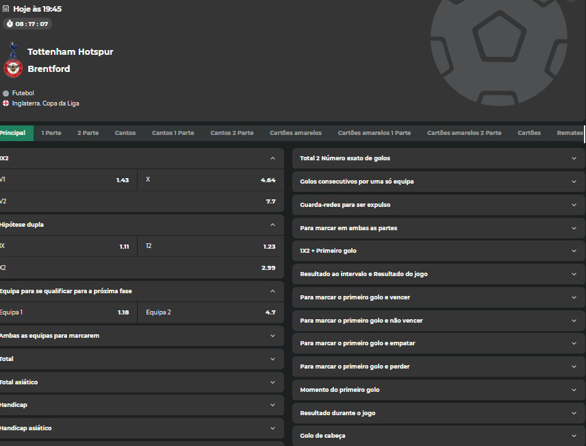 Tipos de Apostas Bet Winner Portugal 