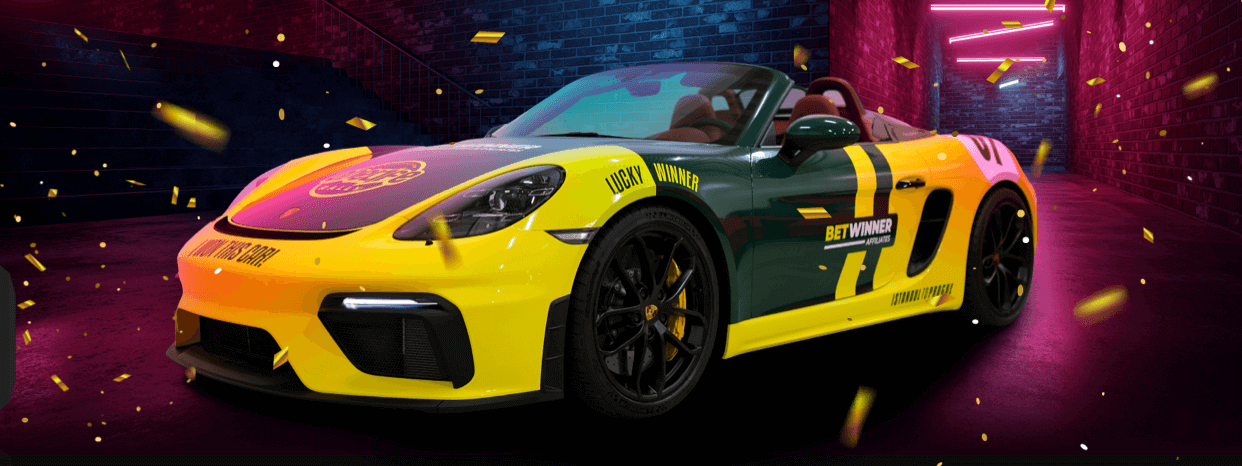 Ganhe um Porsche na Betwinner