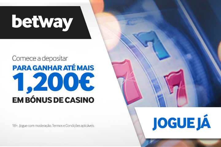 Bónus Betway para casino online: Ganhe até 1200€ nos primeiros 5 depósitos