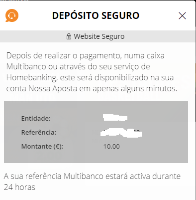 Nossa Aposta depósito multibanco