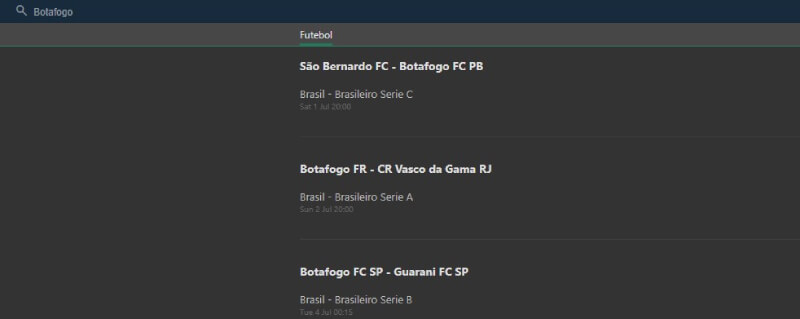 Motor de Busca dos Jogos nas Apostas Desportivas da Bet7