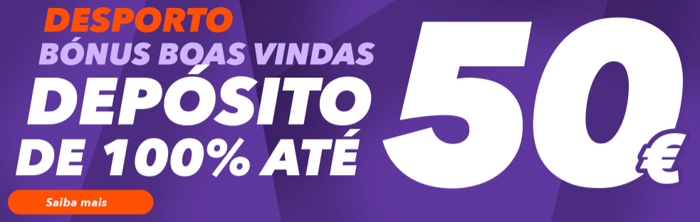 Bónus de boas-vindas Moosh para apostas desportivas: 100% até 50€