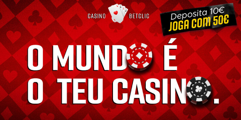 Bónus de 40€ Grátis no Casino da Betcllic