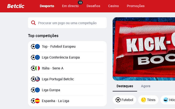 Ferramentas de Pesquisa de Apostas na Betclic