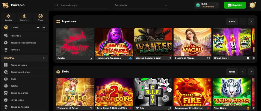 fairspin casino login
