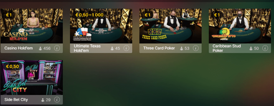 Jogue 22bet Casino ao vivo