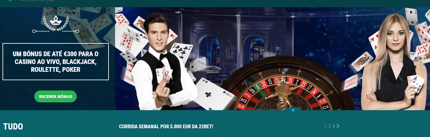 Jogue na 22bet casino