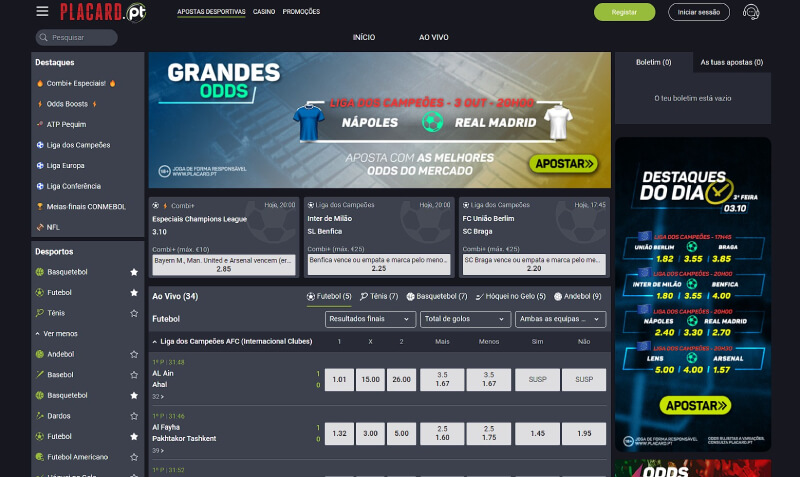 Apostar em Handicap  Apostas Desportivas Online