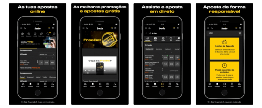 Bwin App para Dispositivos Móveis