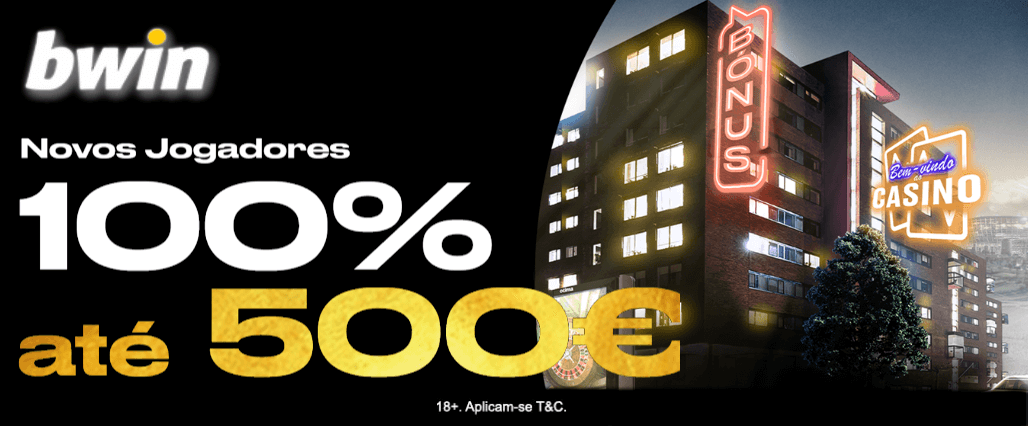 Bwin Portugal: Bónus de Casino de 100% até 500€