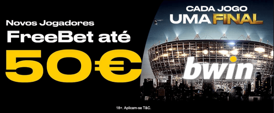Bwin Bonus até 50€ em Freebet