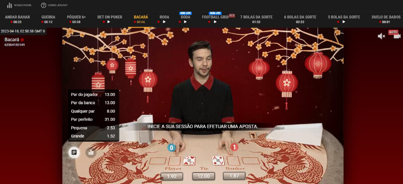 Casino ao Vivo na Bettilt