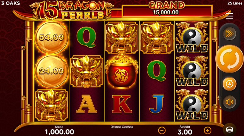 Slot Machine 15 Dragon Pearls