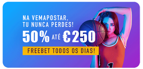 Freebets até 250€