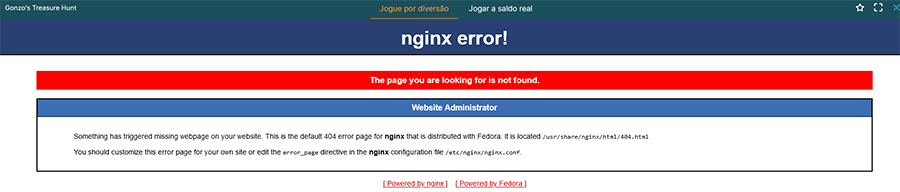 Erro no Casino ao Vivo
