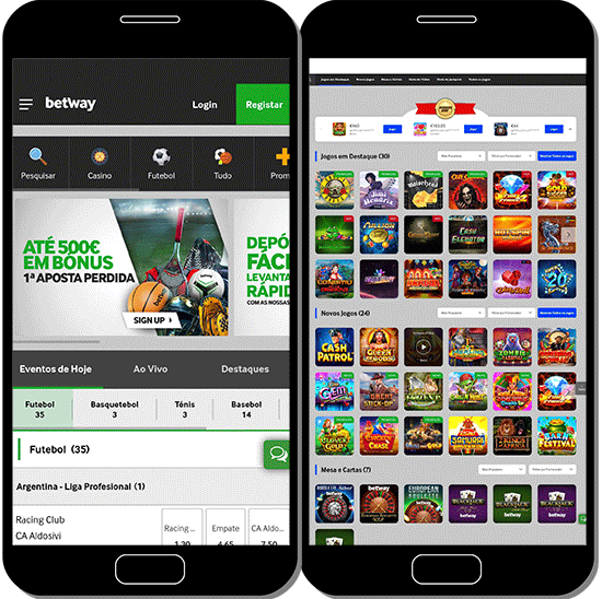 Versão da Betway Mobile