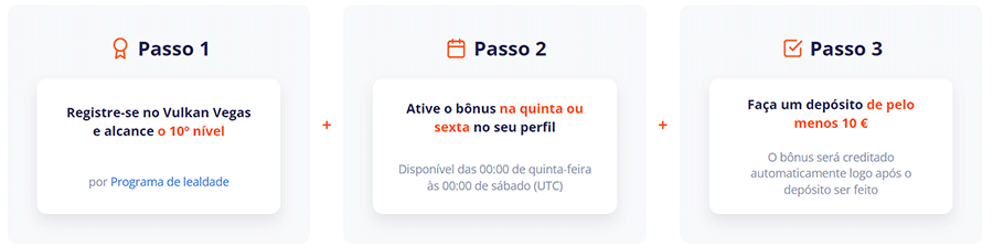 Bónus Semanal no Vulkan Vegas
