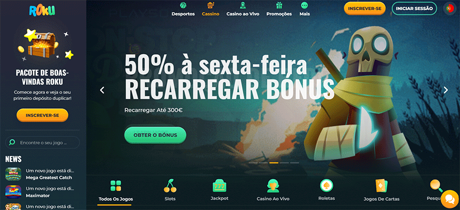 RokuBet: Casino com Bónus até 1000€ [Review 2024]