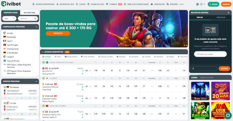 Ivibet: Odds Acima da Média + 120 Free Spins | Apostas Desportivas e Casino [Review 2024]