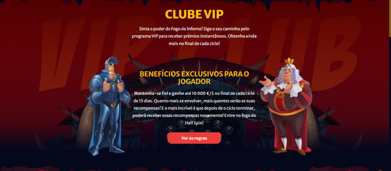 Clube VIP HellSpin Casino