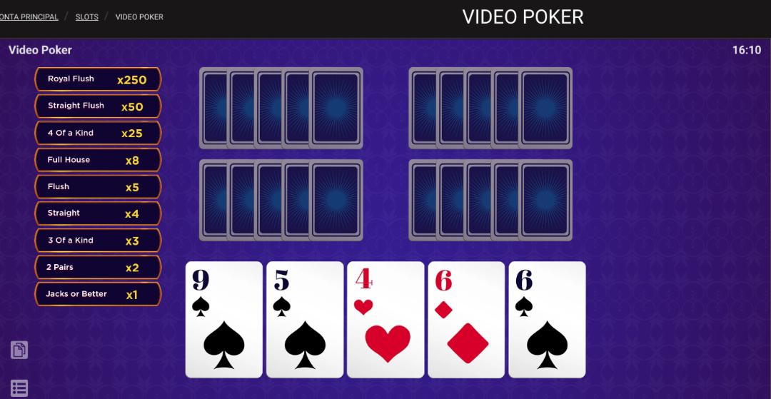 Video Poker no 888Starz Casino