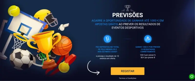 20bet: Faça Previsões e Seja Premiado com 1000€