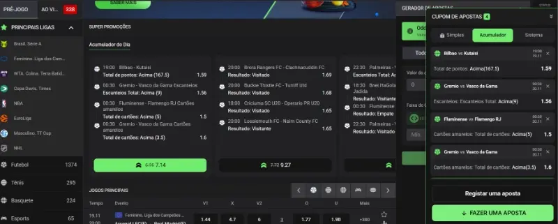 Acumulador do dia no Flagman