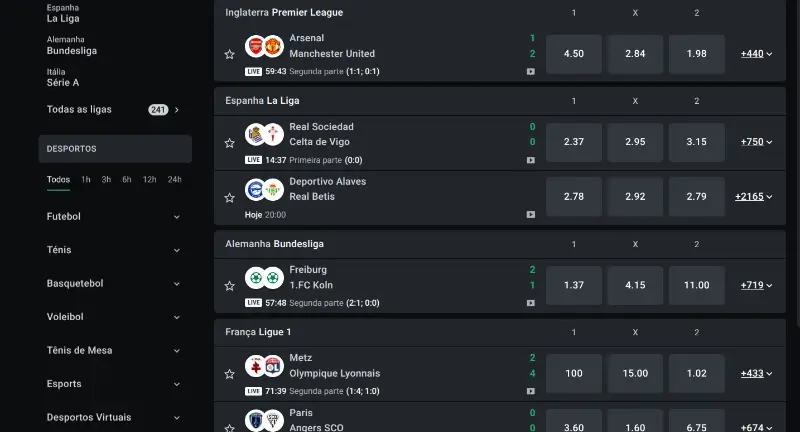 Apostas desportivas na Leon