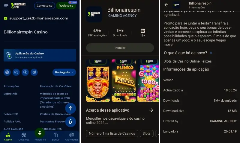 BillionaireSpin app