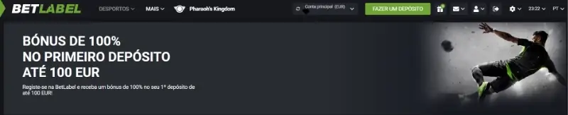 Bónus primeiro depósito para apoistas desportivas da Betlabel