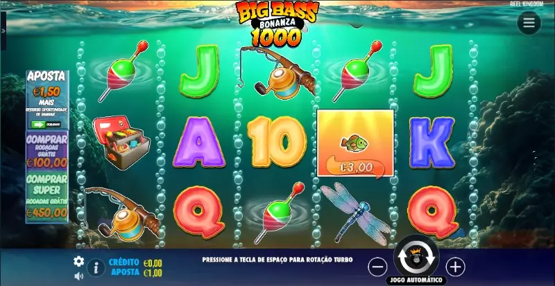 Slot machine Big Bass Bonanza 1000