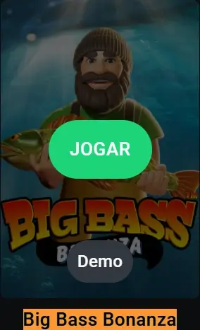 Versão demo da slot Big Bass Bonanza