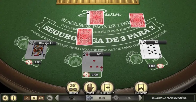 Jogo blackjack 21 burn no 5gringos casino