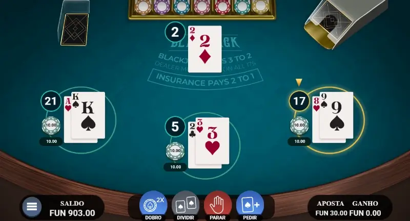 Jogo blackjack royale no Bankonbet Casino