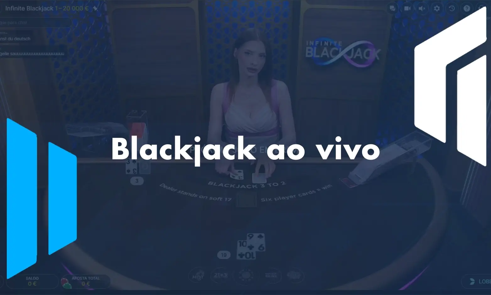 Blackjack ao vivo