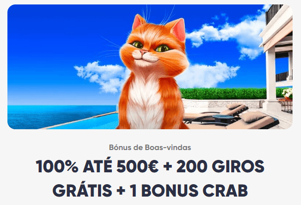 Bónus de boas-vindas de casino no Cazimbo