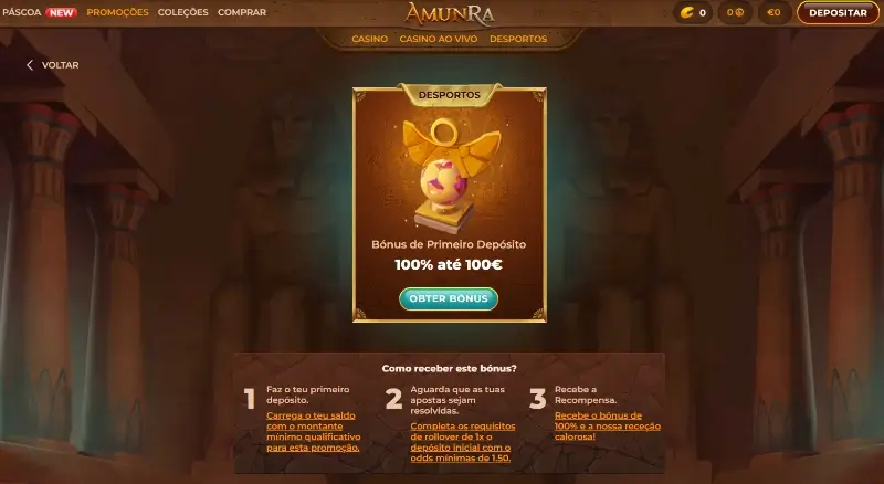 Bónus de desporto do AmunRa