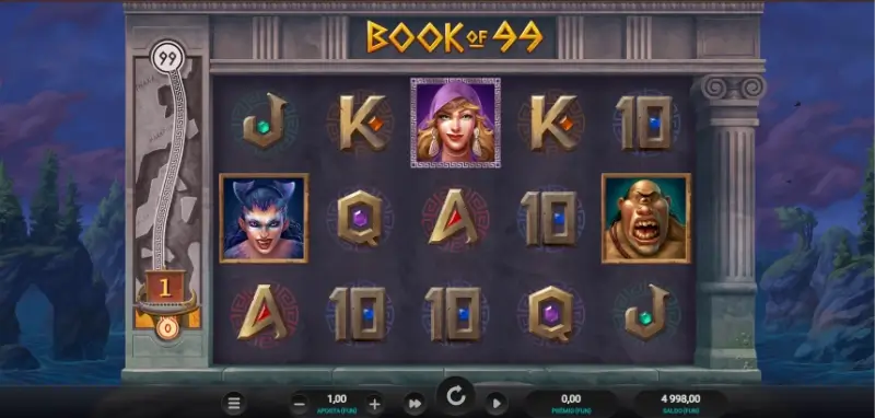 Slot machine Book of 99