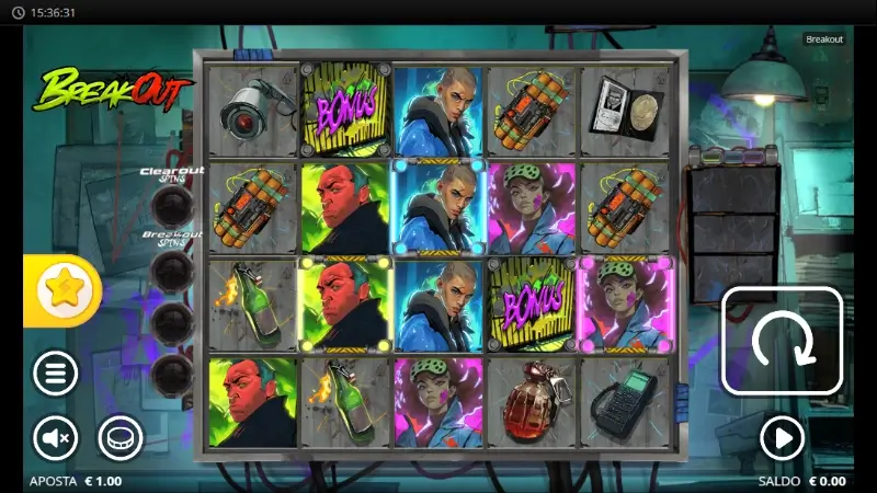 Breakout slot machine