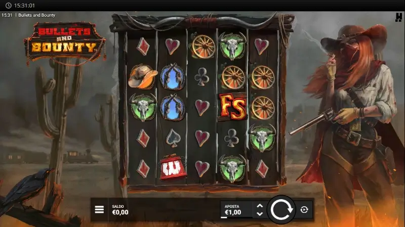 Bullets and Bounty slot machine