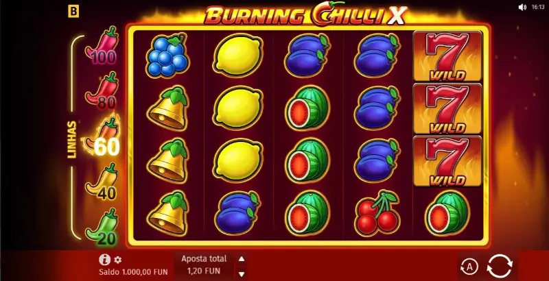 Slot machine Burning Chilli X