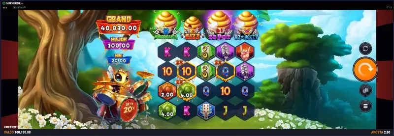 Slot machine Buzz4Fuzz no casino da Solverde