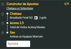 Bet Builder na Casinia