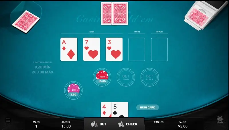Jogo de casino Hold'em no Gizbo Casino