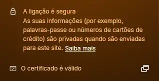 Certificado de SSL válido