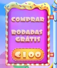 Possibilidade de comprar freespins na slot Sugar Rush